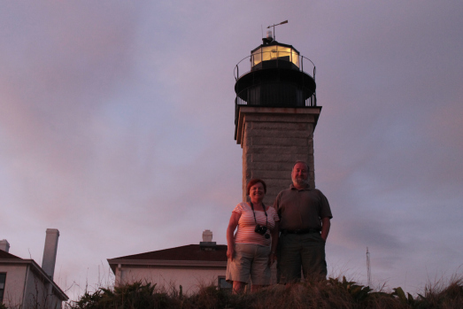 My parents at the lighthouse.